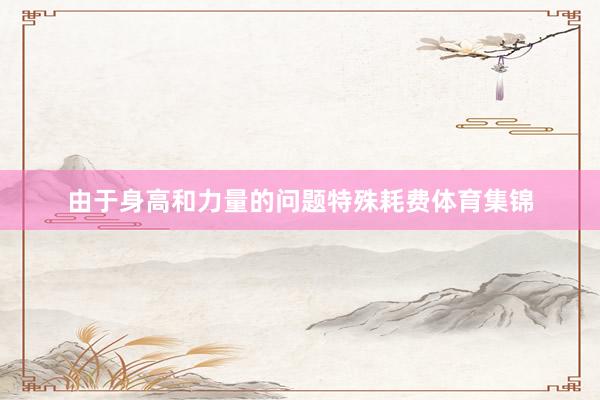由于身高和力量的问题特殊耗费体育集锦