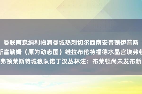 曼联阿森纳利物浦曼城热刺切尔西南安普顿伊普斯维奇西汉姆纽卡伯恩茅斯富勒姆（原为动态图）维拉布伦特福德水晶宫埃弗顿莱斯特城狼队诺丁汉丛林注：布莱顿尚未发布新年海报    体育赛事直播