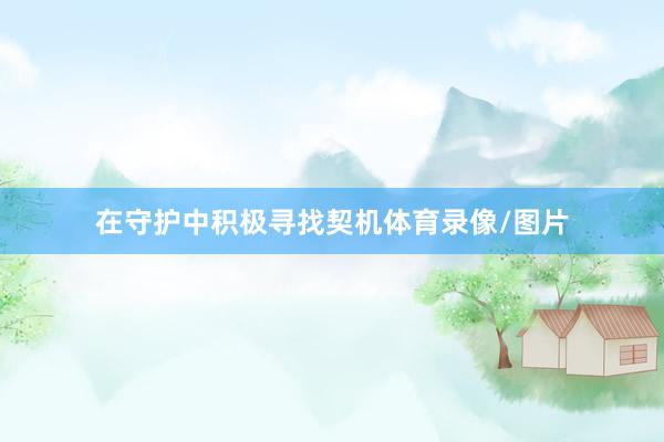 在守护中积极寻找契机体育录像/图片