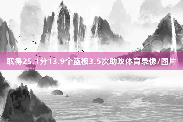 取得25.1分13.9个篮板3.5次助攻体育录像/图片