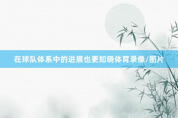 在球队体系中的进展也更知晓体育录像/图片