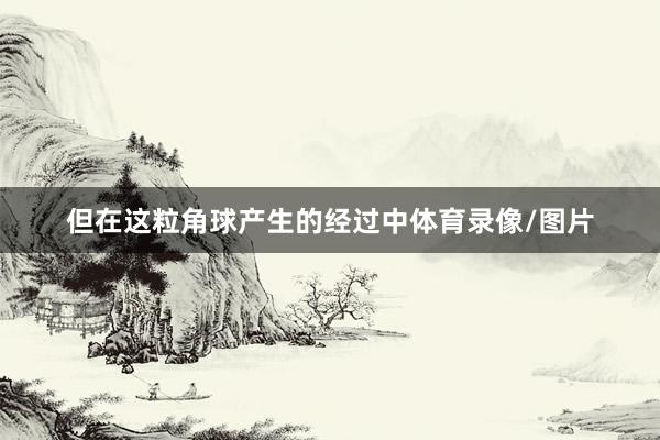 但在这粒角球产生的经过中体育录像/图片