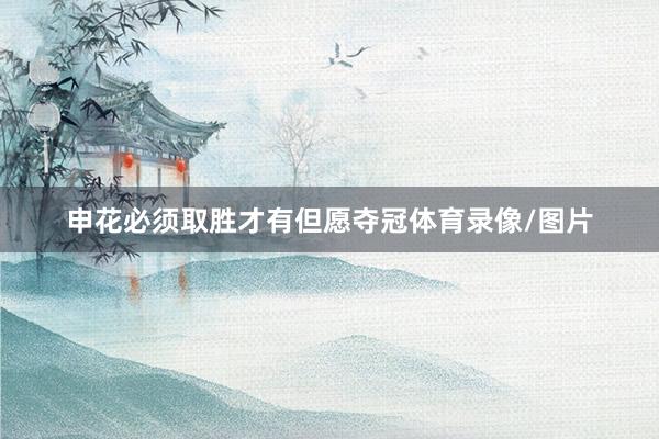 申花必须取胜才有但愿夺冠体育录像/图片