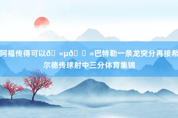 阿福传得可以🫵🏻巴特勒一条龙突分再接希尔德传球射中三分体育集锦