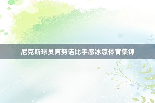 尼克斯球员阿努诺比手感冰凉体育集锦
