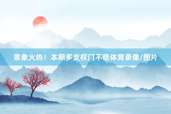 景象火热！本期多支权门不稳体育录像/图片