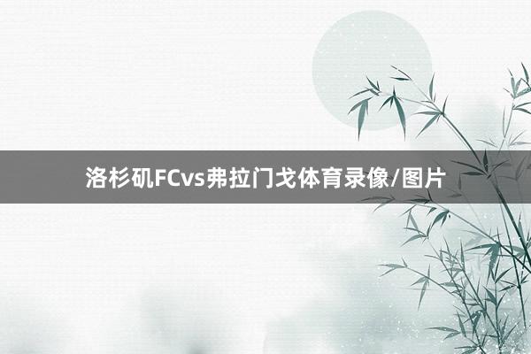 洛杉矶FCvs弗拉门戈体育录像/图片