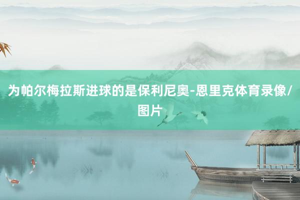 为帕尔梅拉斯进球的是保利尼奥-恩里克体育录像/图片