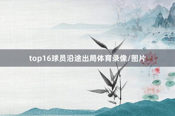 top16球员沿途出局体育录像/图片