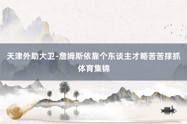天津外助大卫-詹姆斯依靠个东谈主才略苦苦撑抓体育集锦