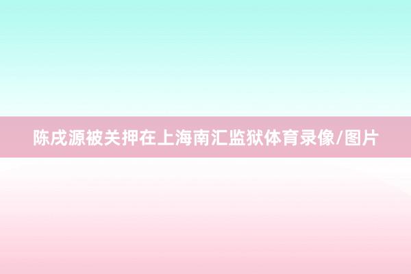 陈戌源被关押在上海南汇监狱体育录像/图片
