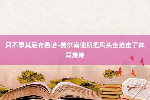 只不事其后布鲁诺-费尔南德斯把风头全抢走了体育集锦
