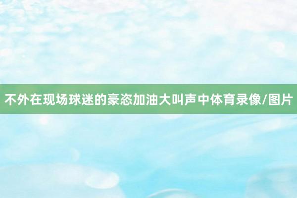 不外在现场球迷的豪恣加油大叫声中体育录像/图片