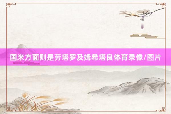 国米方面则是劳塔罗及姆希塔良体育录像/图片