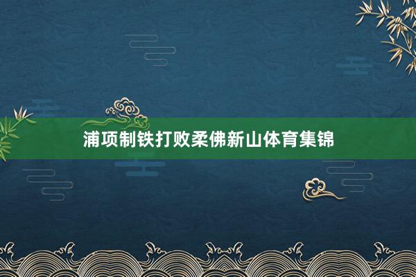 浦项制铁打败柔佛新山体育集锦