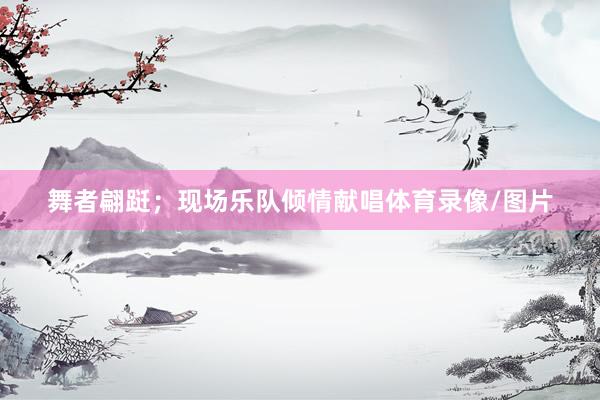 舞者翩跹；现场乐队倾情献唱体育录像/图片