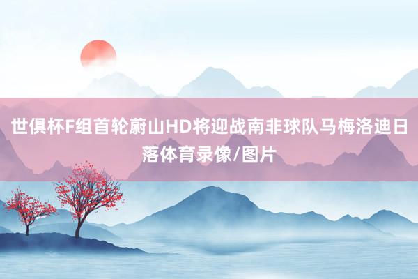 世俱杯F组首轮蔚山HD将迎战南非球队马梅洛迪日落体育录像/图片