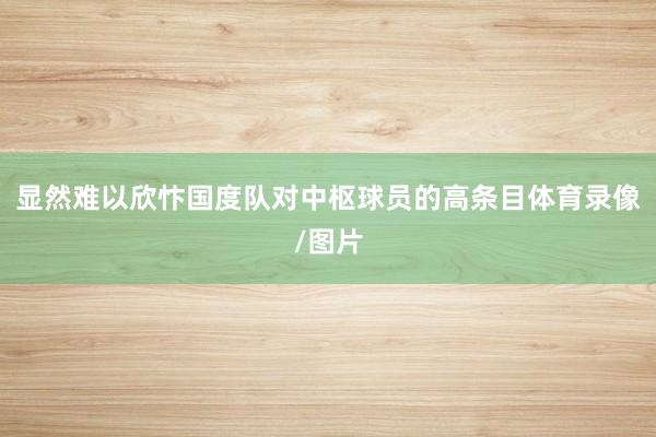 显然难以欣忭国度队对中枢球员的高条目体育录像/图片
