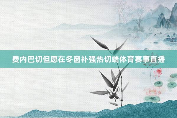 费内巴切但愿在冬窗补强热切端体育赛事直播