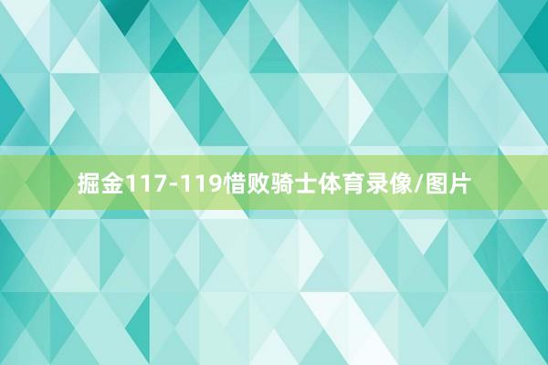 掘金117-119惜败骑士体育录像/图片