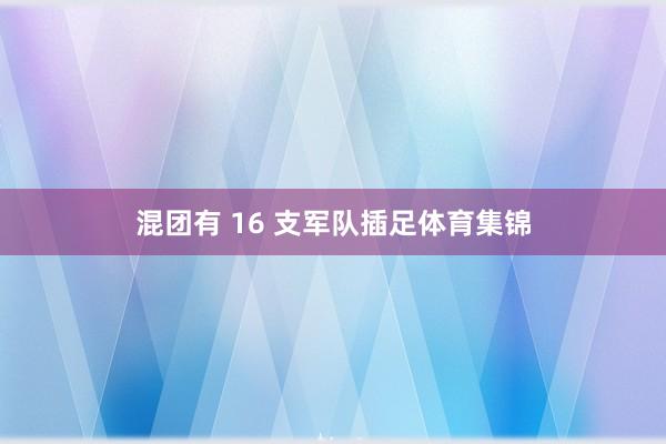 混团有 16 支军队插足体育集锦