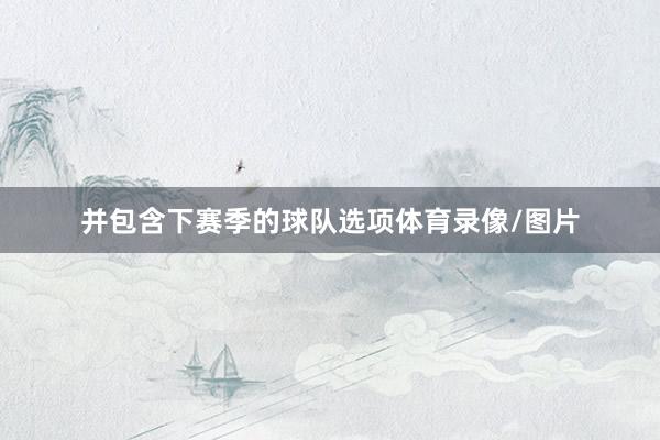 并包含下赛季的球队选项体育录像/图片