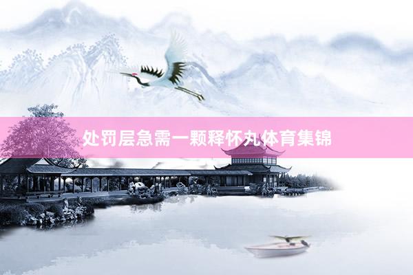 处罚层急需一颗释怀丸体育集锦
