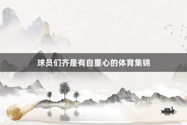 球员们齐是有自重心的体育集锦